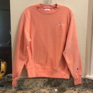 champion coral sweatshirt